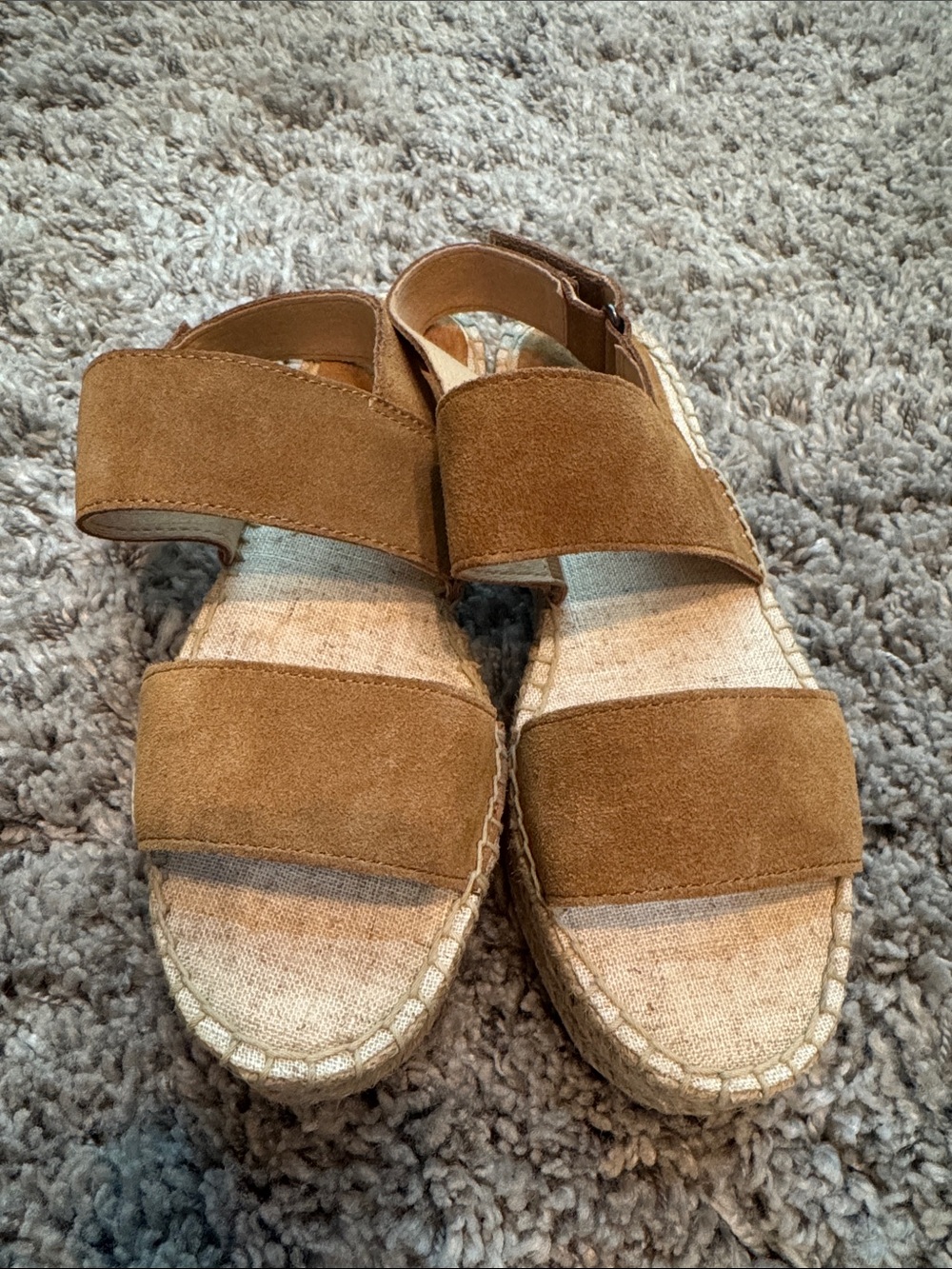 Women's  Suede Espadrille Sandals